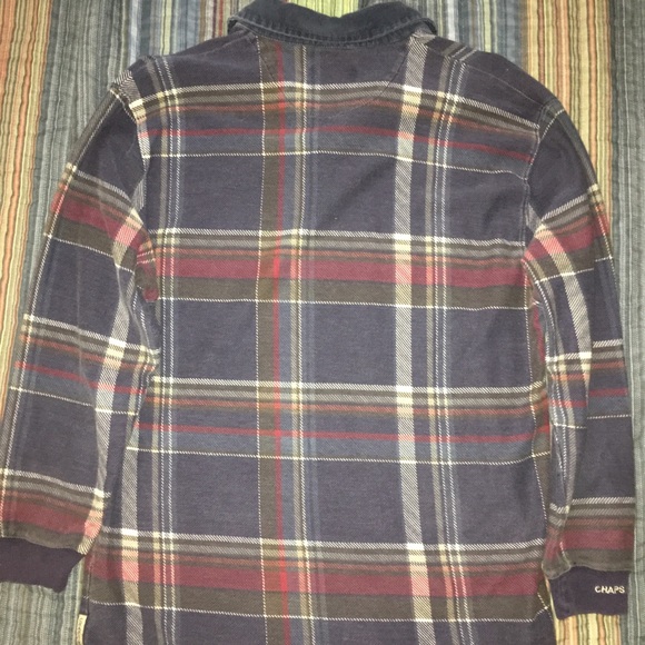 Vintage Chaps collared three button long sleeve - Picture 3 of 3